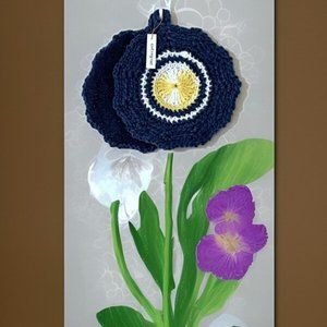 Crochet Pot Holder, Crochet Trivet, Crochet Kitchen Decor Potholder